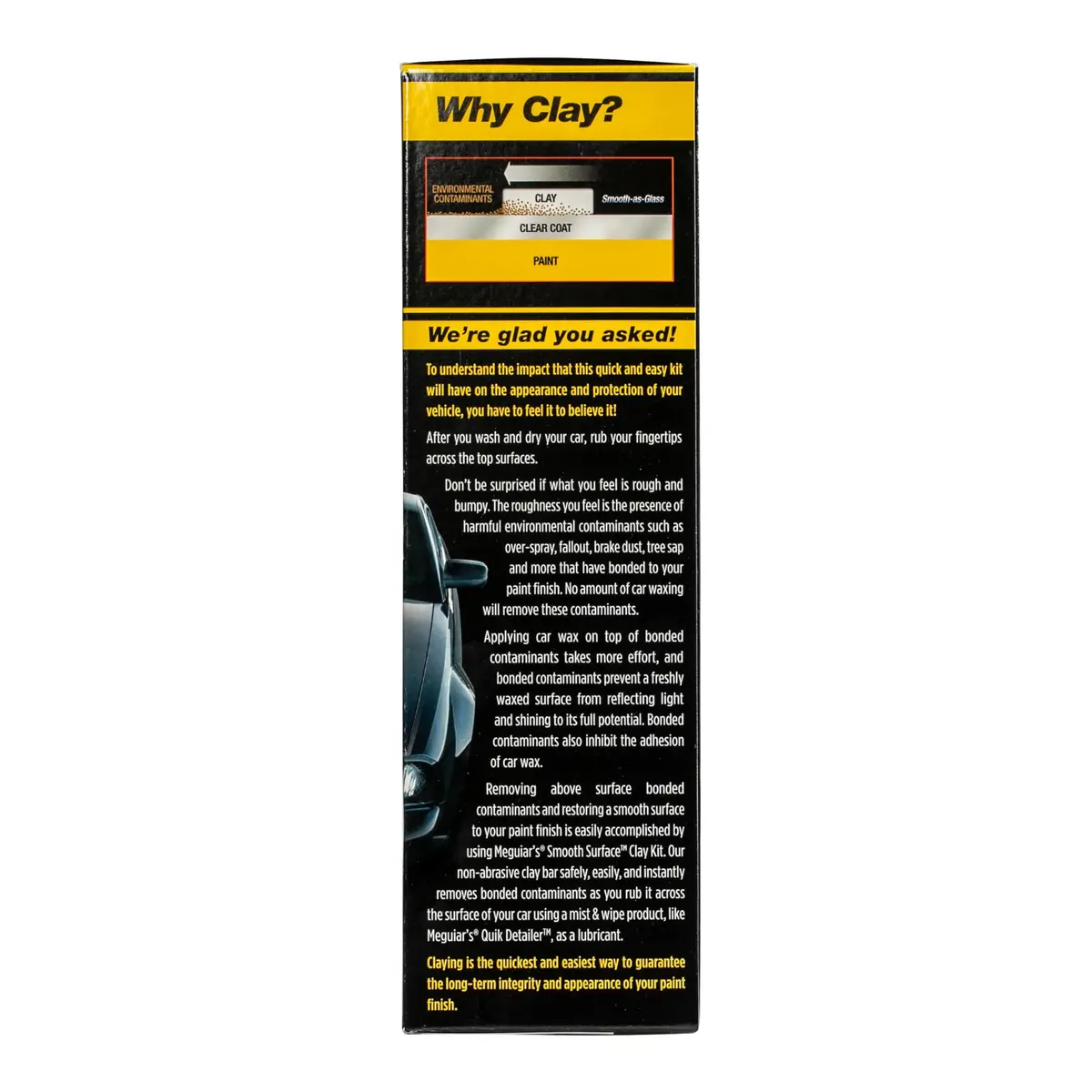 Meguiar's Smooth Surface Clay Kit | Car Paint Contaminant Removal & Glossy Finish (70-120 chars) - view 2
