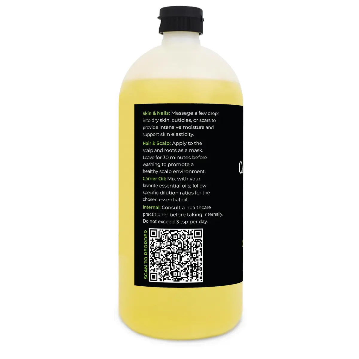 GreenIVe 100% Pure Castor Oil, 32 Fl oz - view 3