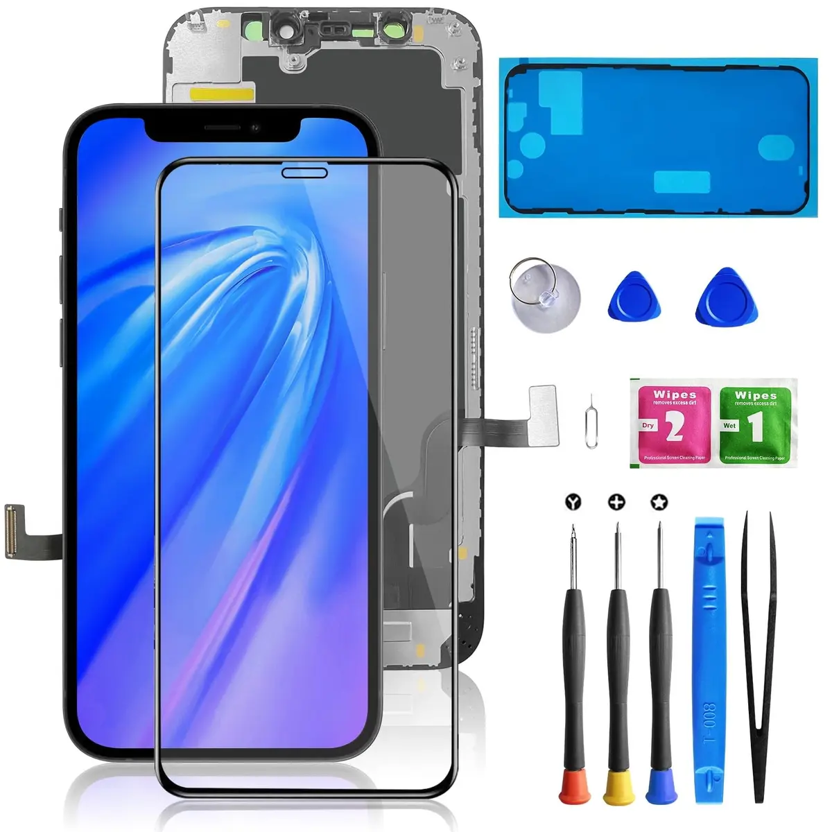 Bsz4uov iPhone 12 Mini Screen Replacement for A2398, A2399, A2400 | High-Quality Incell Display, Easy Install, Lifetime Support - main product image