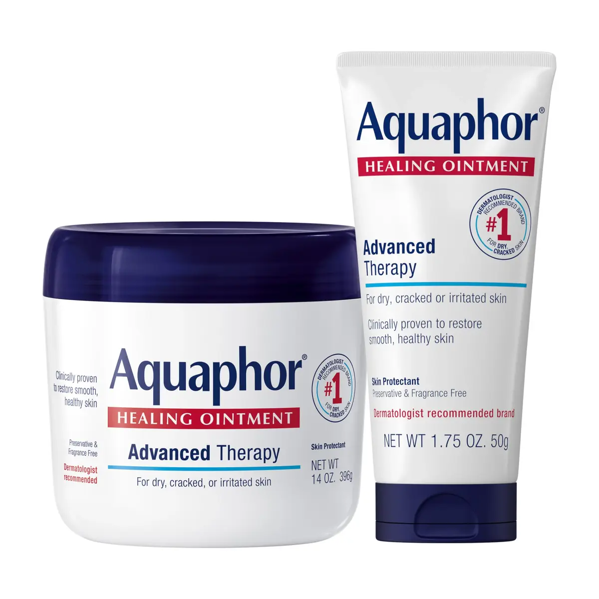 Aquaphor Advanced Therapy Healing Ointment Skin Care Set 156 g (5.5 oz) | Clinically Proven for Dry, Compromised Skin - main product image