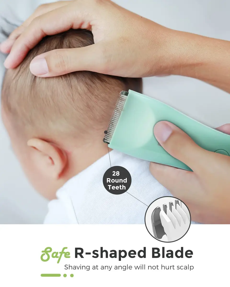 Baistom Baby Hair Clippers 0–12Y | Quiet Cordless Waterproof Haircut Kit - view 4