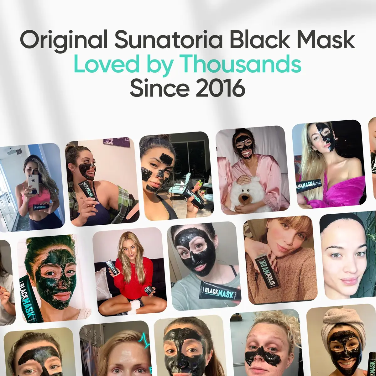 SUNATORIA Original Black Peel Off Face Mask 60ml (2.04 fl oz) | Purifying Charcoal Mask for Oily Skin - view 5