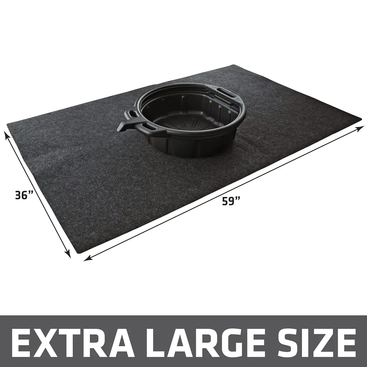 Drymate XL Oil Spill Mat 91cm x 150cm (36" x 59") | Premium Absorbent Garage Floor Protection - view 6