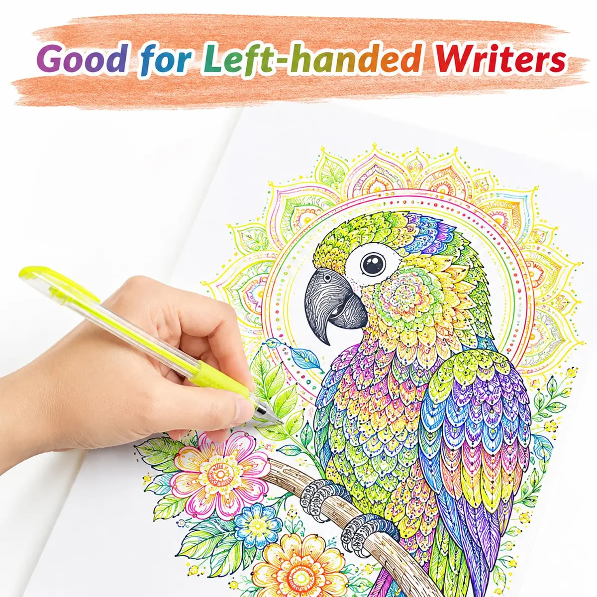 Aen Art Gel Pens for Adult Coloring Books, 30 Colors, Fine Point, 0.8mm | Bright & Vivid Colors for Art & Craft - view 5