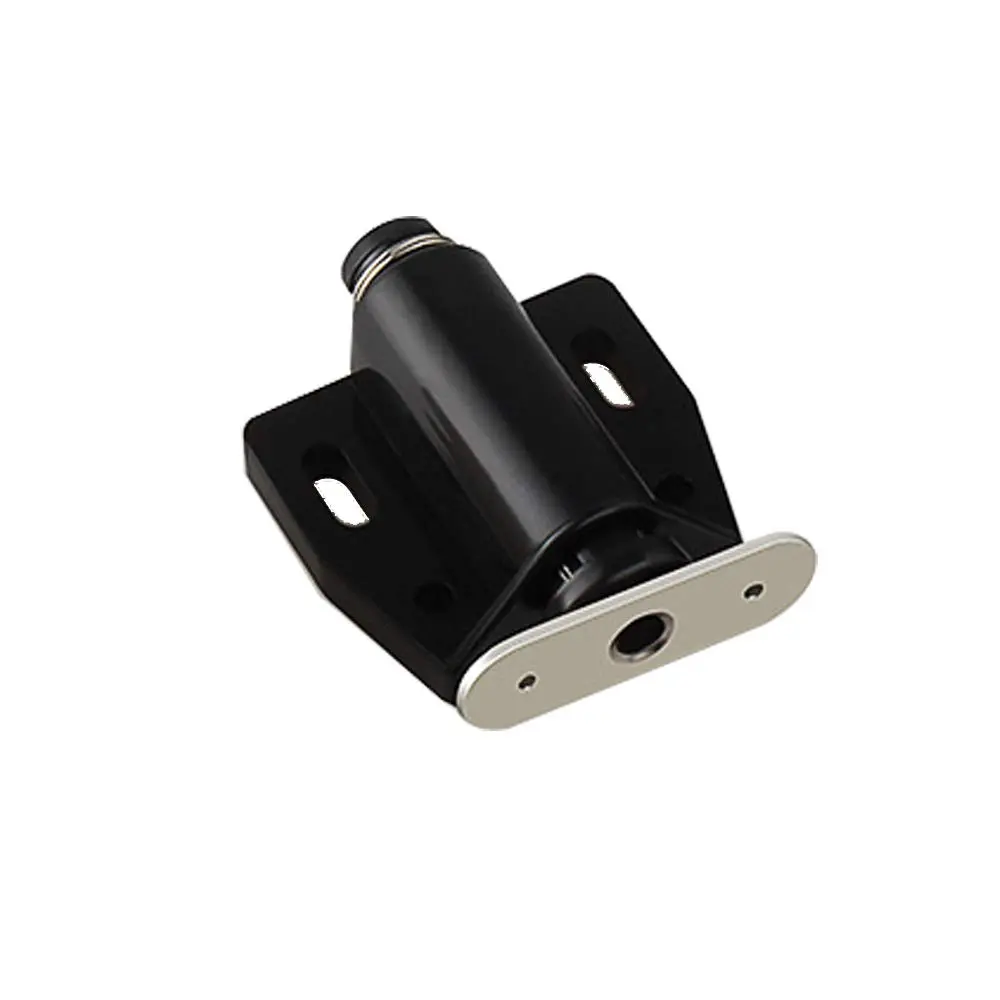 YuanhuaRongsheng Magnetic Touch Lock 12pcs | Heavy Duty Black Cabinet Catch with Push to Open (46x38x19mm) - view 3