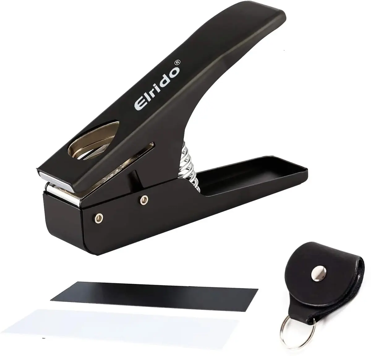 Elrido Guitar Pick Punch DIY Guitar Picks Maker with 2 Pick Sheets & Holder | Custom Plastic Picks - main product image