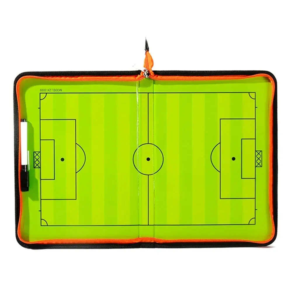 Pure Vie Magnetic Soccer Coaching Board Football Tactics Clipboard with Full Set of Magnets & Marker (Folded 21x28cm, Expanded 42x28cm) - view 6