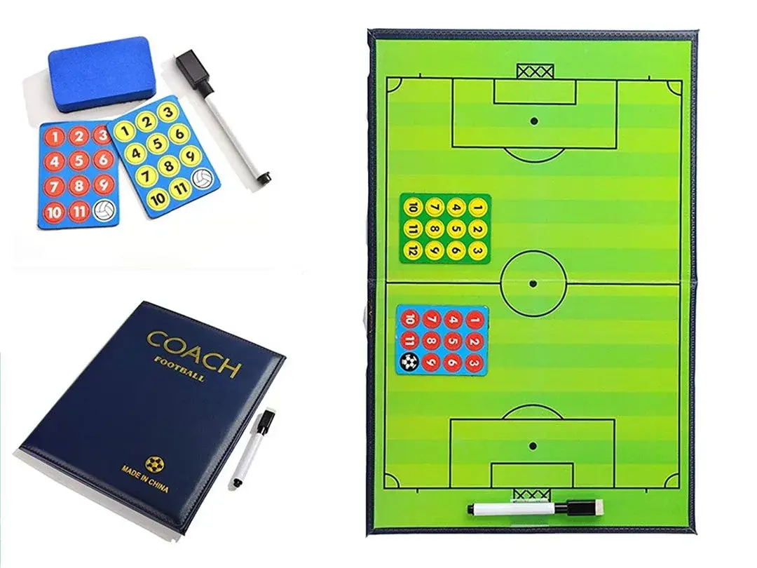 Pure Vie Portable Magnetic Soccer Coaching Board Football Tactics Clipboard 42cm x 28cm | Strategy Tool for Coaches - view 4