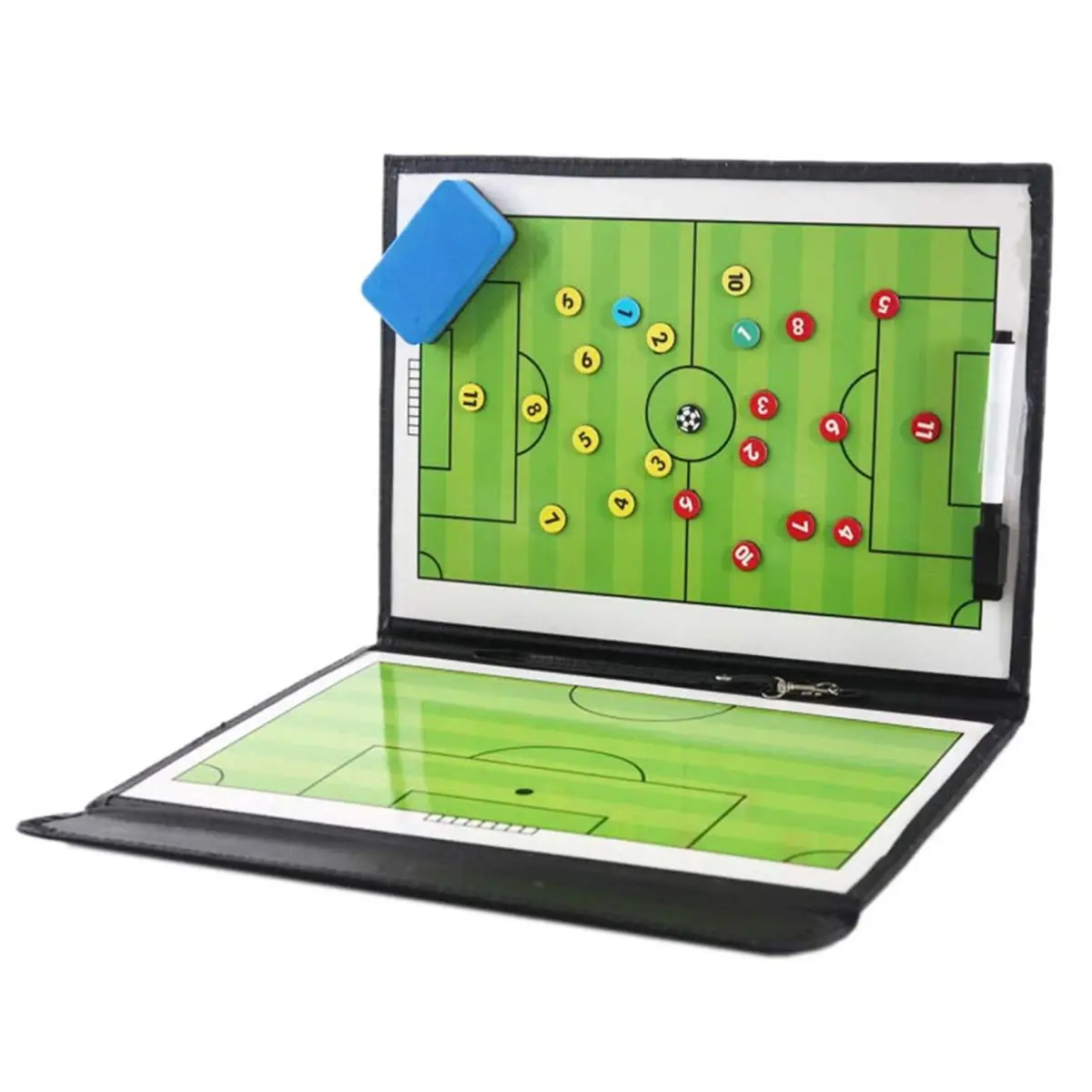 Pure Vie Portable Magnetic Soccer Coaching Board 53x31cm (20.86''x12.20'') | Tactics Clipboard for Strategy & Training - main product image