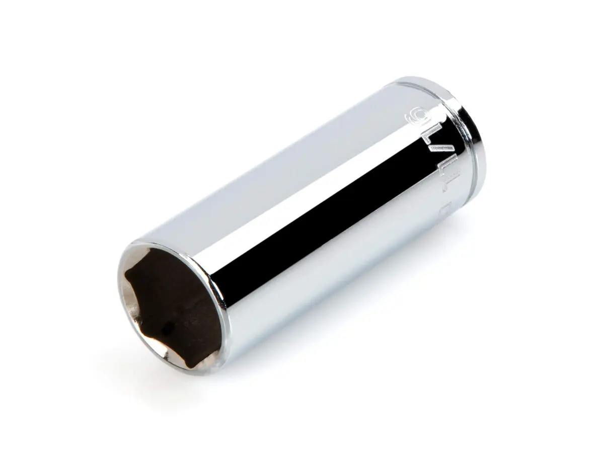 TEKTON 3/8 Inch Drive x 11/16 Inch 6-Point Deep Socket | SHD13017 | 17.46 mm (11/16 Inch) - main product image