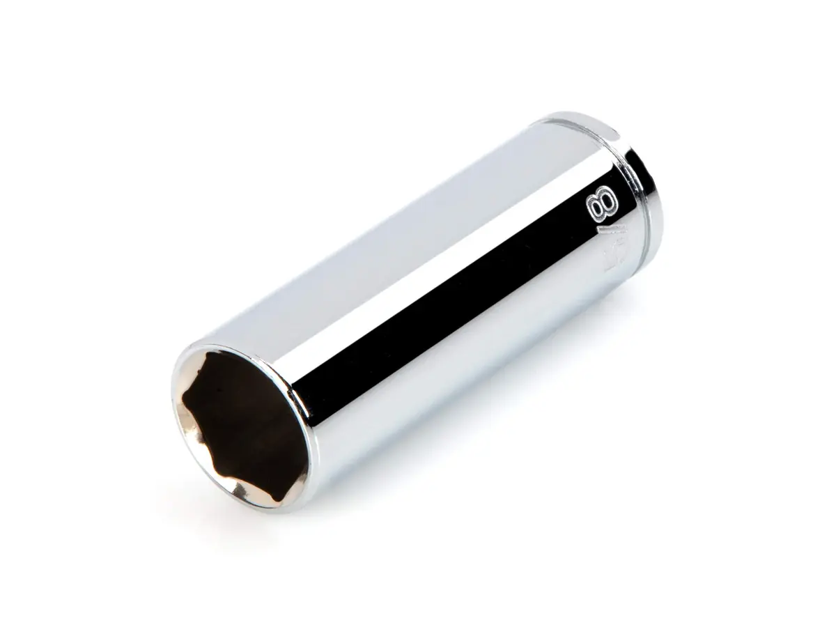 TEKTON 3/8 Inch Drive x 5/8 Inch 6-Point Socket | Chrome Plated Steel, Deep, Durable (70-120 chars) - main product image