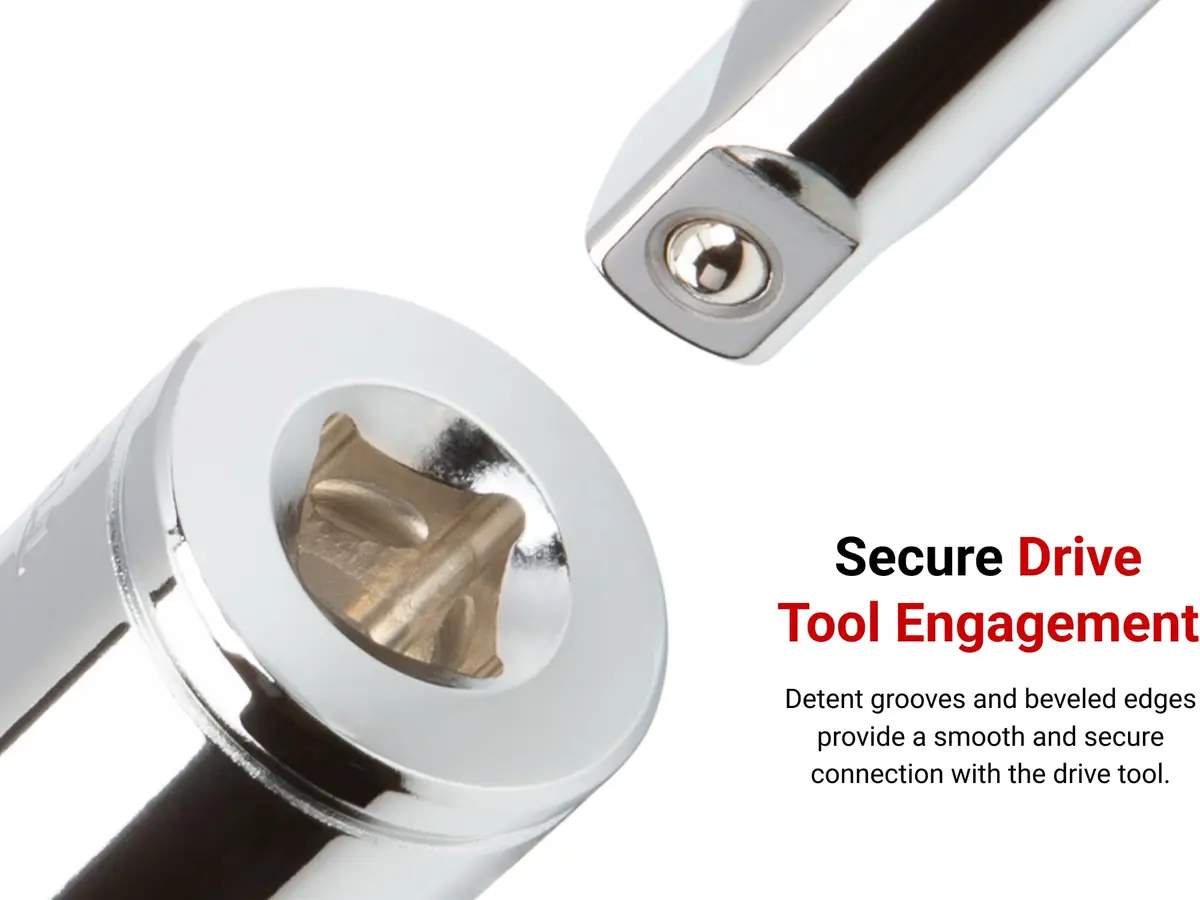 TEKTON 3/8 Inch Drive x 5/8 Inch 6-Point Socket | Chrome Plated Steel, Deep, Durable (70-120 chars) - view 4