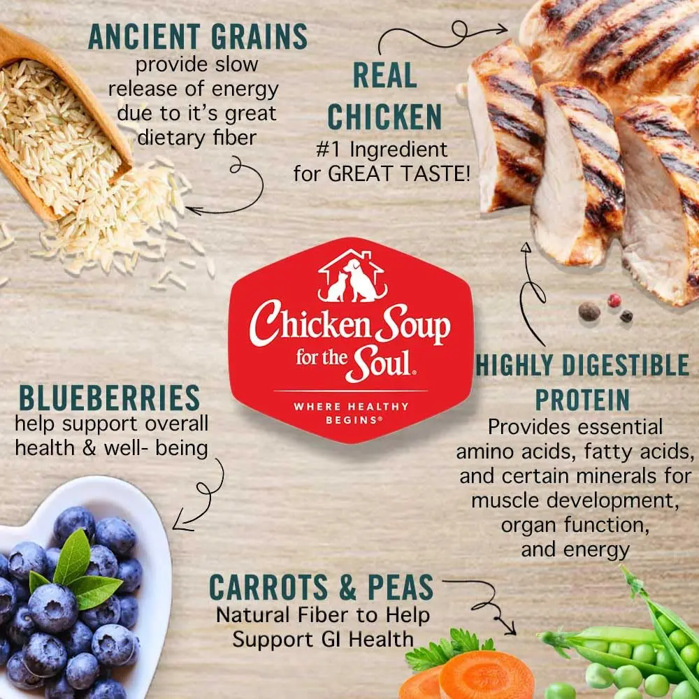 Chicken Soup for the Soul Natural Premium Adult Dry Dog Food, 4.5lb | Real Meat First Ingredient, Supports Gut & Immune Health - view 4