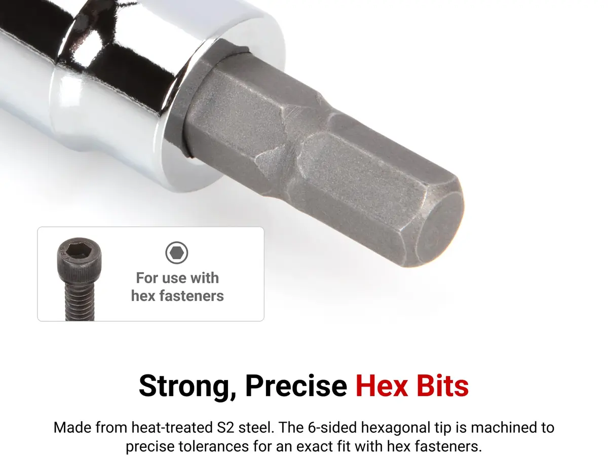 TEKTON 3/8 Inch Drive x 5 mm Hex Bit Socket | Precise, Durable & Corrosion-Resistant (70-120 chars) - view 2