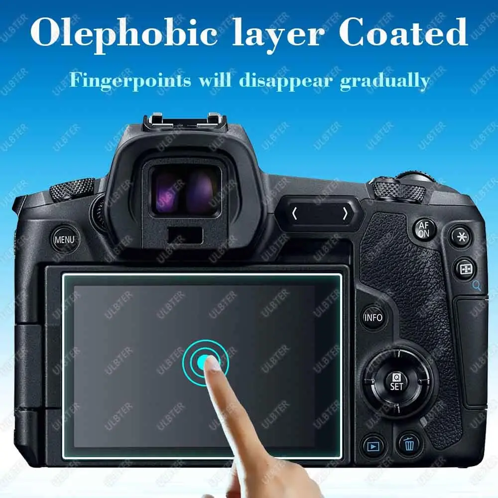 ULBTER 9H Tempered Glass Screen Protector for Canon EOS R LCD & Top Screen (2+2 Pack) - view 5