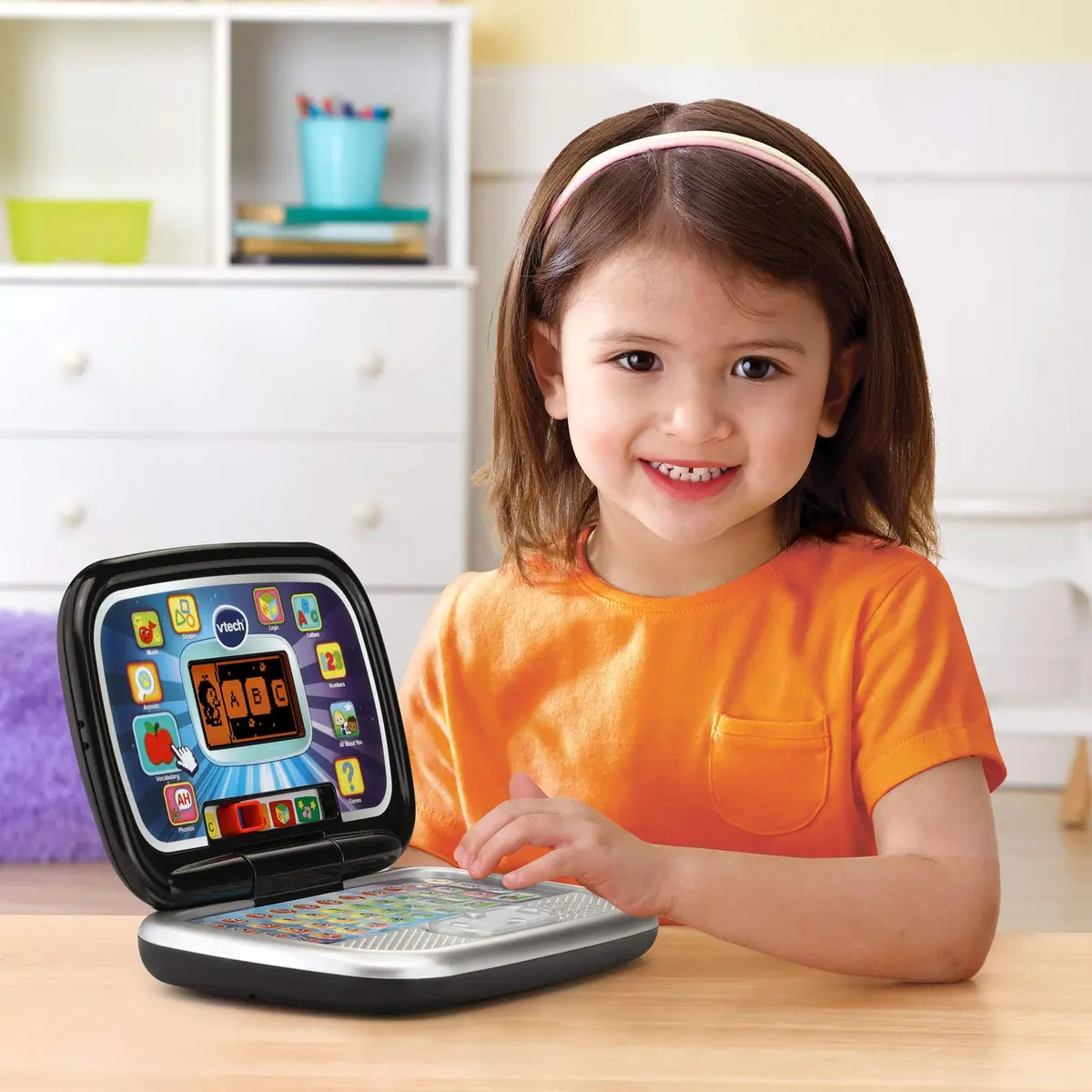 VTech Play Smart Preschool Laptop, Black | 26-Letter Keyboard & 30 Activities for Ages 3-6 - view 5