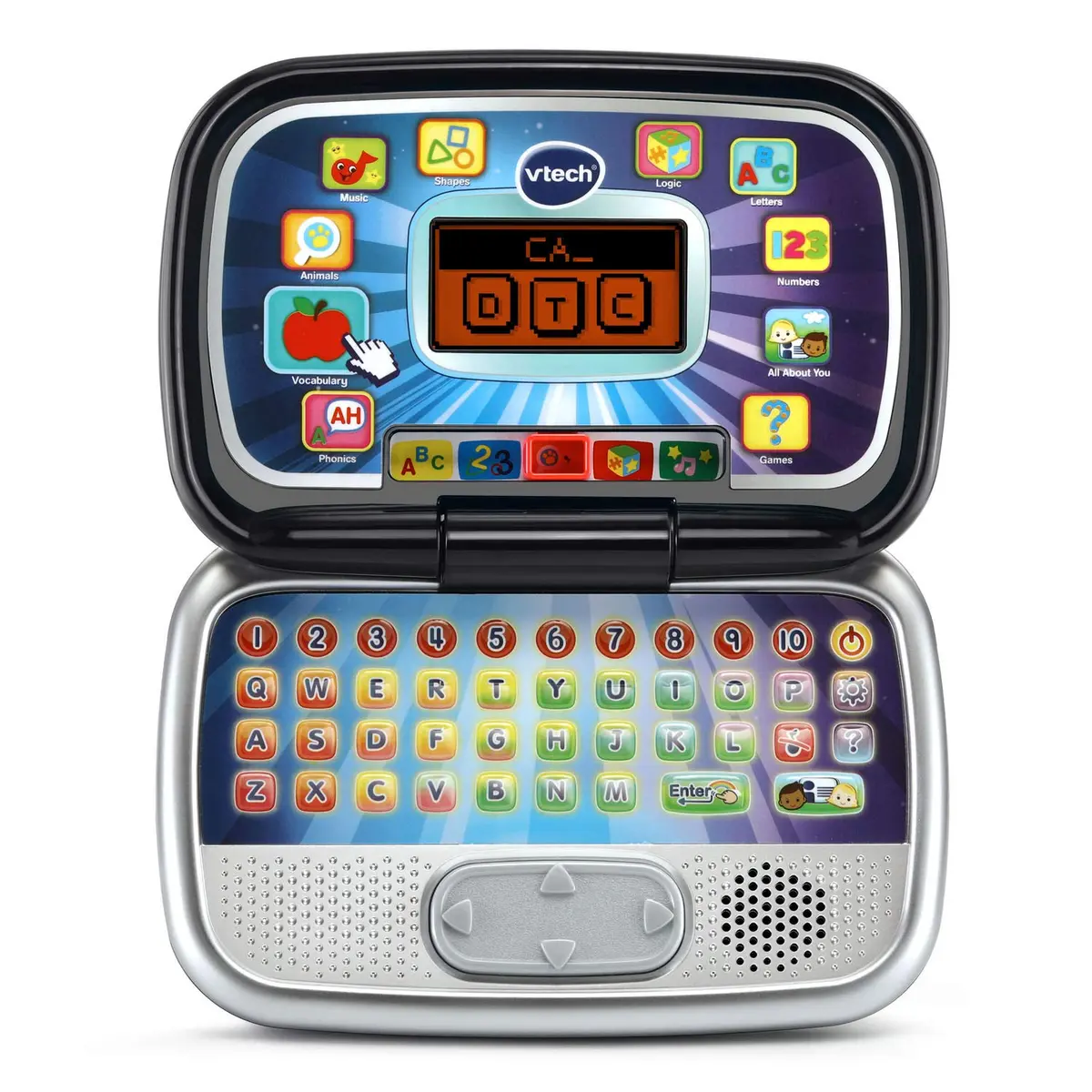 VTech Play Smart Preschool Laptop, Black | 26-Letter Keyboard & 30 Activities for Ages 3-6 - view 3
