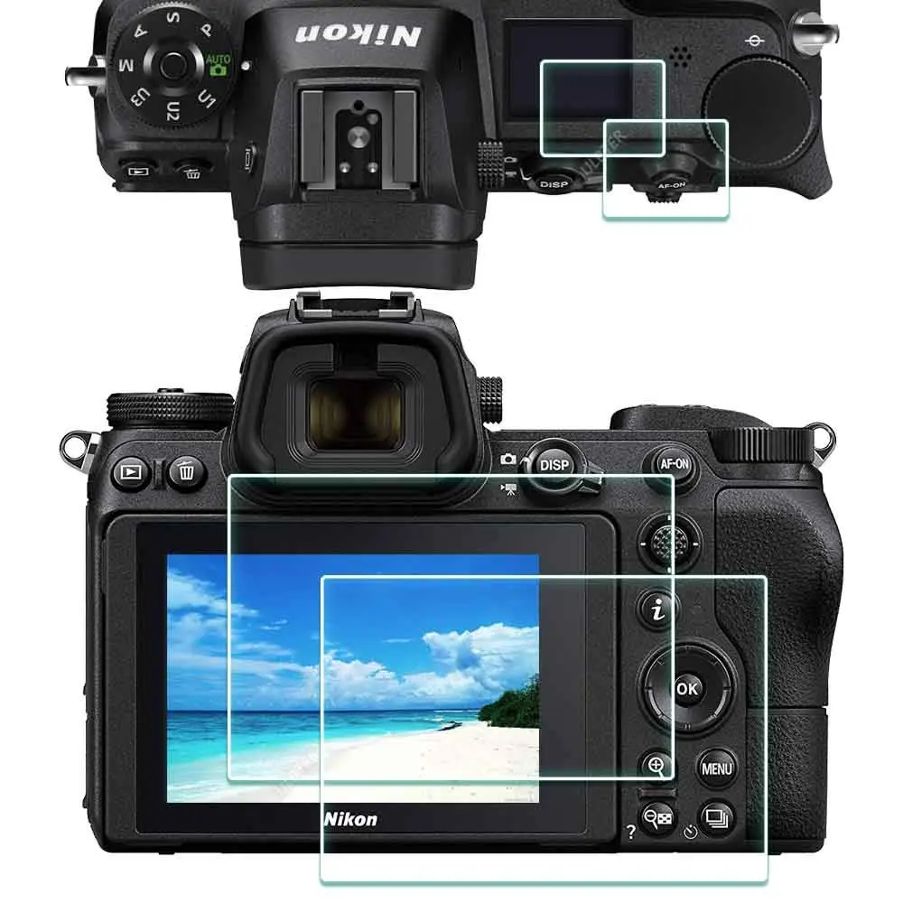ULBTER Screen Protector for Nikon Z6 Z7 Z6II Z7II Z 7 Z 6 | 9H Tempered Glass, 2+2 Pack - main product image