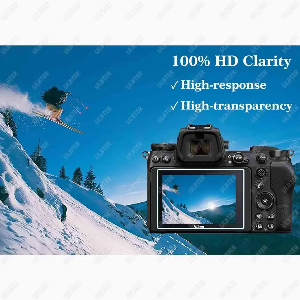 ULBTER Screen Protector for Nikon Z6 Z7 Z6II Z7II Z 7 Z 6 | 9H Tempered Glass, 2+2 Pack - view 6