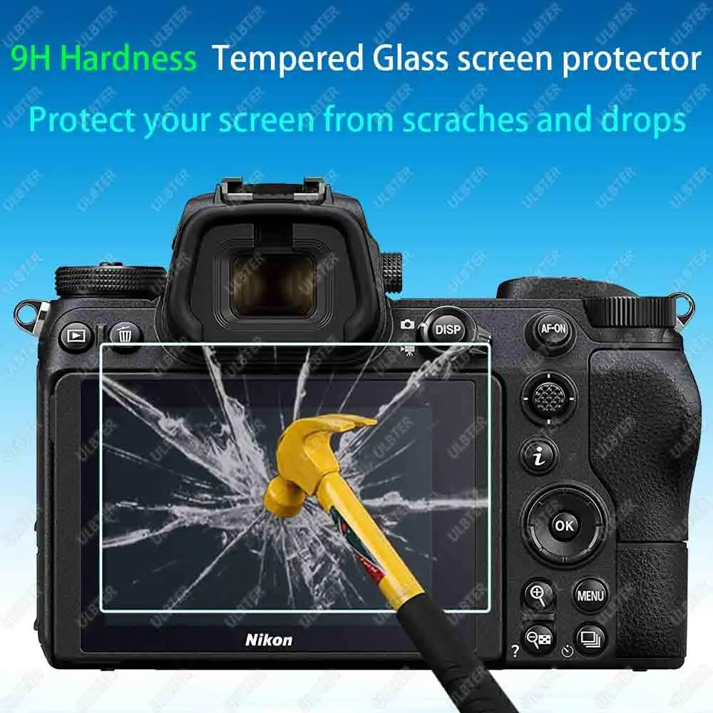 ULBTER Screen Protector for Nikon Z6 Z7 Z6II Z7II Z 7 Z 6 | 9H Tempered Glass, 2+2 Pack - view 4