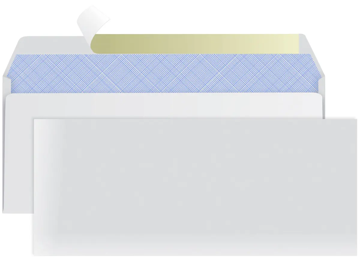 Splendoress Self Seal Envelopes #10 Size (4-1/8 x 9-1/2 Inches) | 100 Pack Business Mailing Security Peel and Seal - view 6