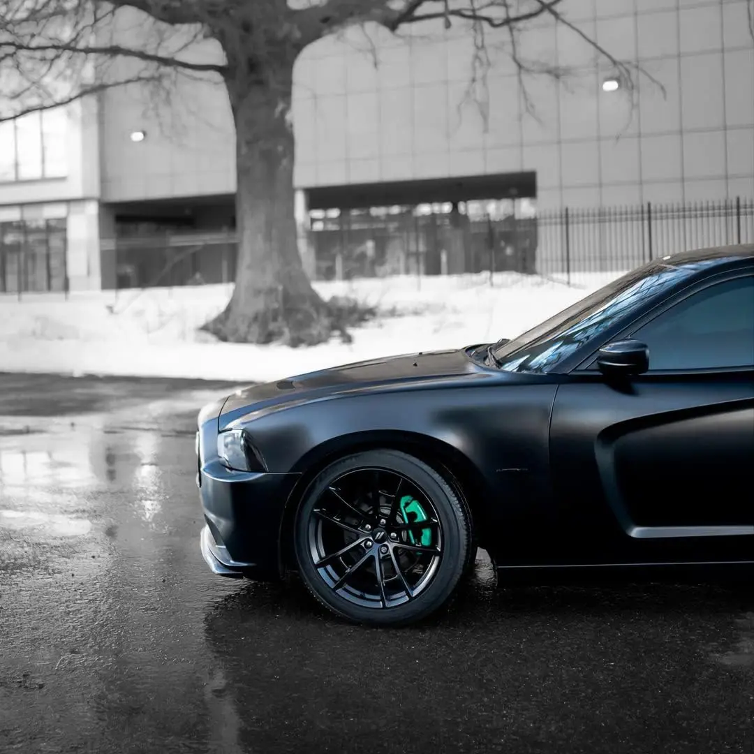 VViViD+ Satin Black Premium Adhesive Vinyl Wrap Film 30cm x 152cm (1ft x 5ft) | Bubble-Free Air-Release Car Wrap - view 3