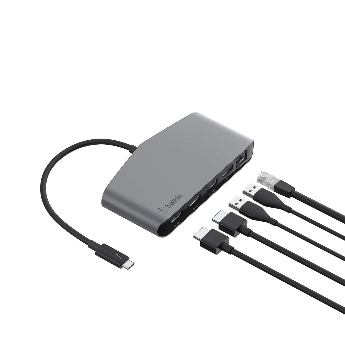 Belkin Thunderbolt 3 Dock Mini HD | Dual 4K @60Hz, 40Gbps, Ethernet, USB-C Hub, Mac & Windows Compatible - main product image