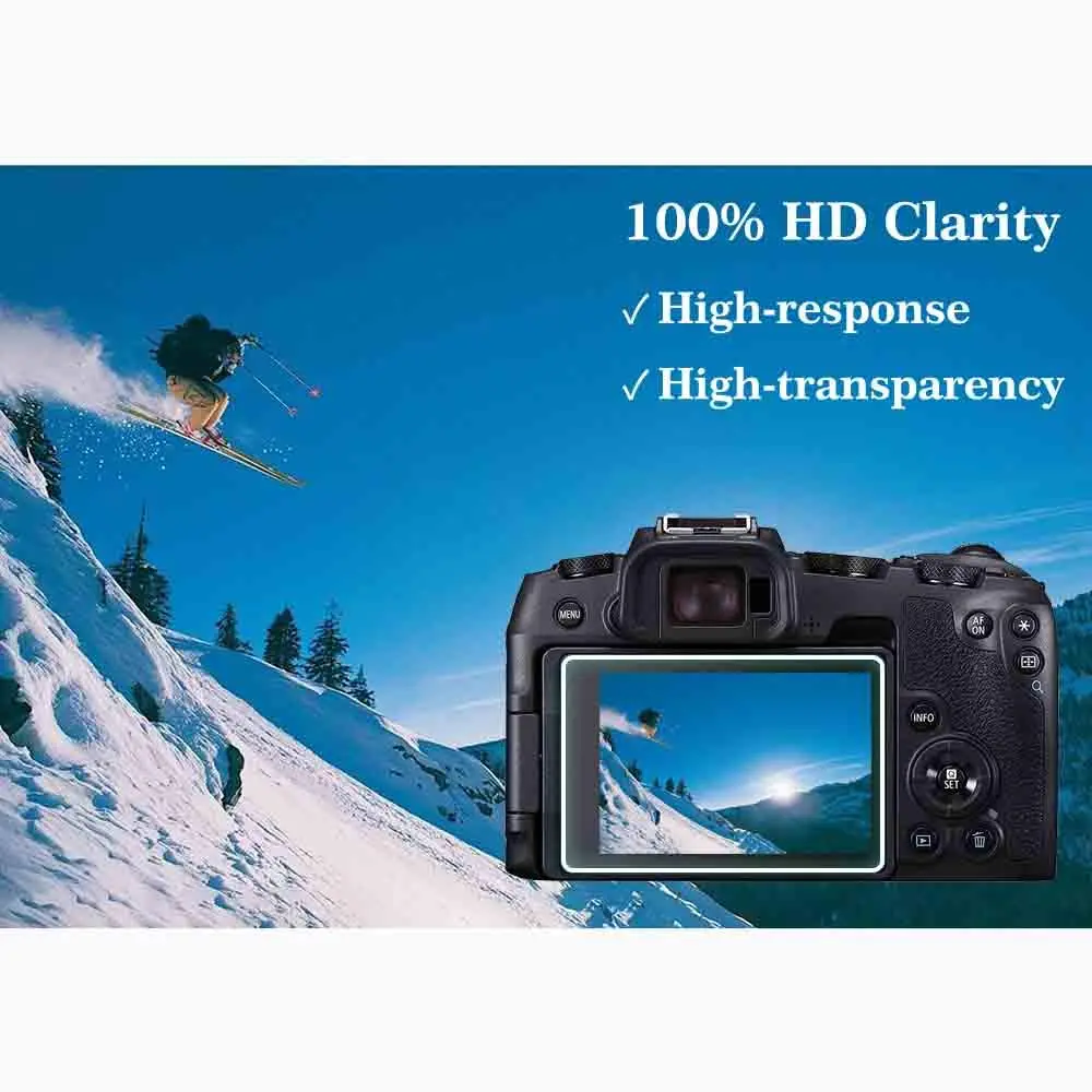 ULBTER 9H Tempered Glass Screen Protector for Canon EOS RP Camera (3 Pack) | Anti-Bubble, Anti-Scratch - view 5