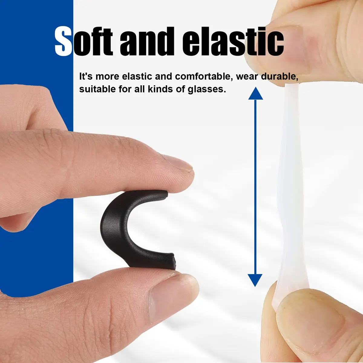 SMARTTOP Eyeglass Ear Grip - 18 Pairs Soft Silicone Anti-slip Holders for Glasses, Sunglasses, Reading Glasses | Unisex - view 3