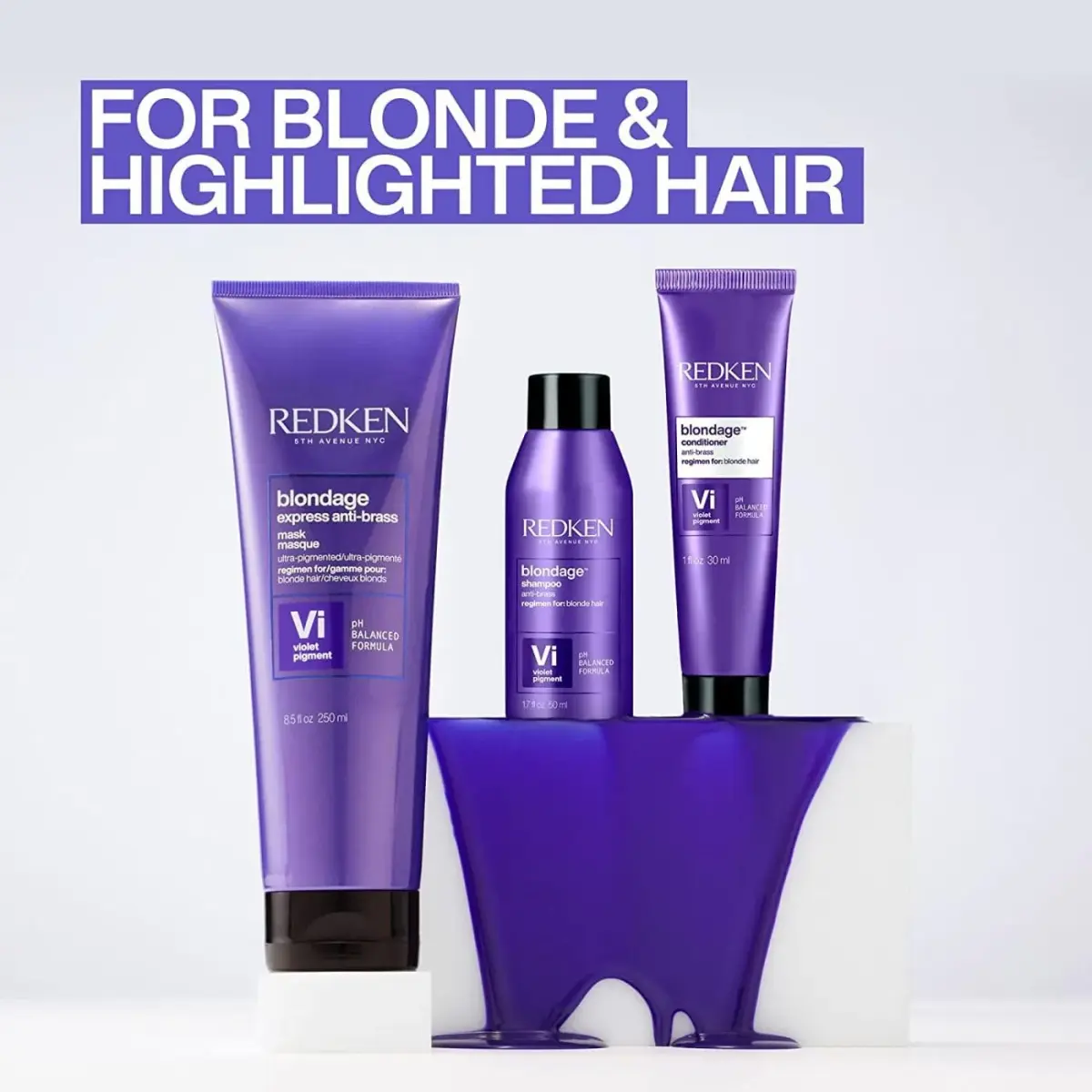 Redken Color Extend Blondage Toning Conditioner 30ml (1 Fl Oz) | Tones Blonde Hair - view 4
