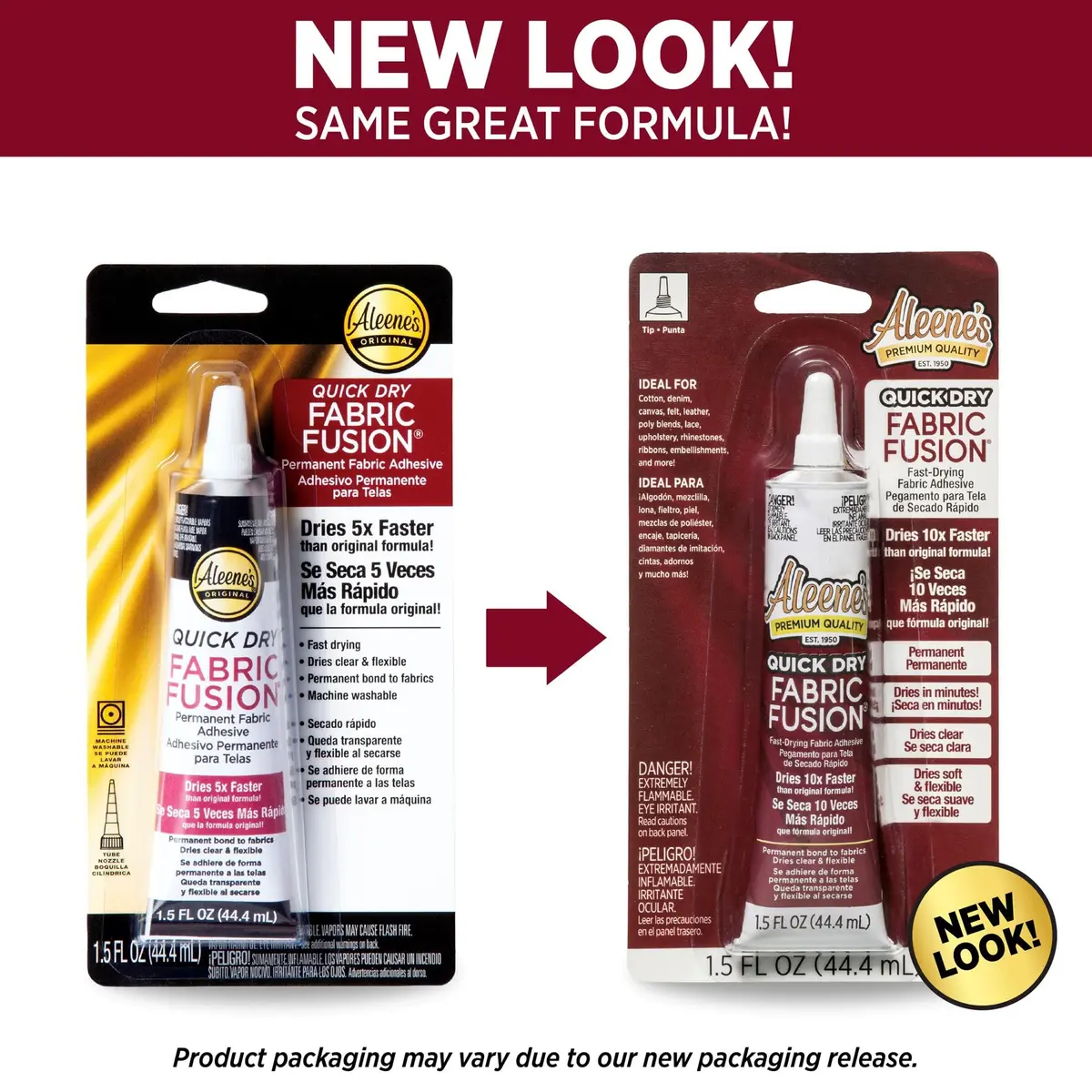 Aleene's Quick Dry Fabric Fusion 1.5 fl oz | Fast-Drying Permanent Fabric Glue - view 6