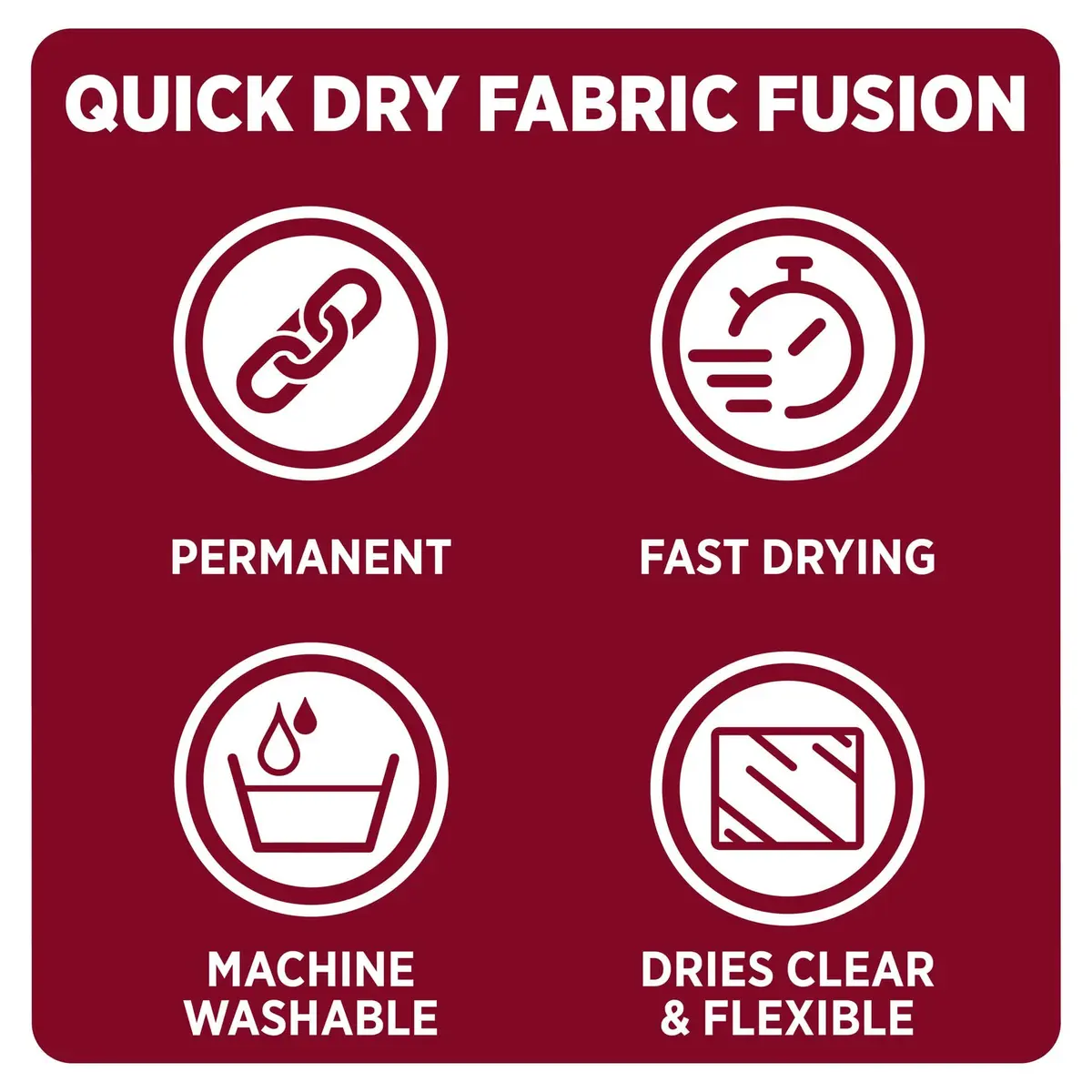 Aleene's Quick Dry Fabric Fusion 1.5 fl oz | Fast-Drying Permanent Fabric Glue - view 2