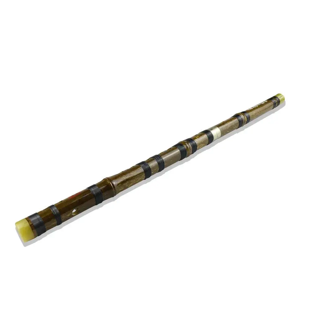 PHYSKOW Black Bamboo Dizi Flute in E Key - Authentic Chinese Traditional Instrument - view 3