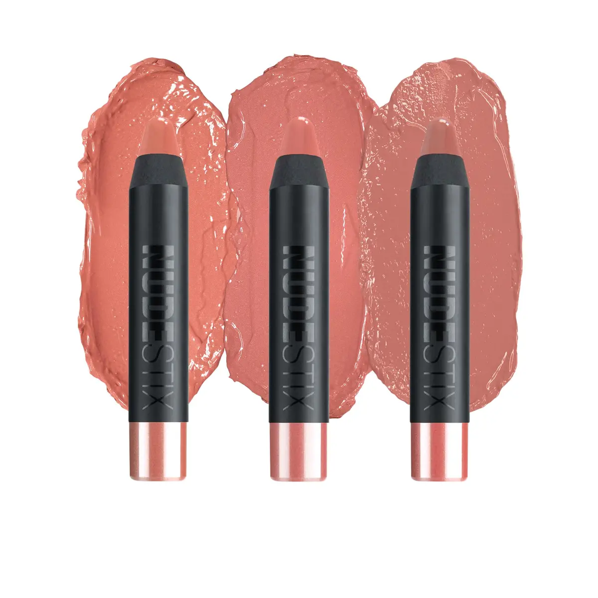 Nudestix Nude Natural Lips Kit – 3-Piece Mini Gel Color Lip + Cheek Balm Set in Hydrating Nude Shades | Co-Founder Curated, Glossy Finish, Vegan & Clean Beauty - view 2