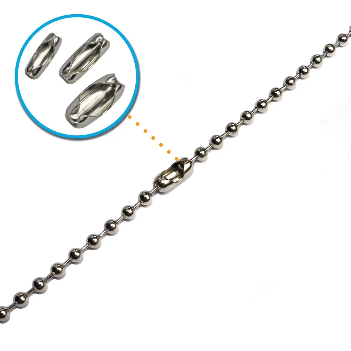 Millennial Essentials Ball Chain Connector Clasps 300 Pieces #3 | Jewelry Making & DIY Crafts - view 7