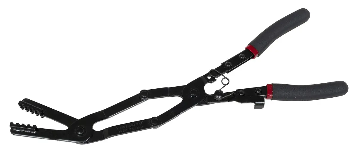 Lisle 17370 35 Degree Long Hose Clamp Pliers with Ratcheting Lock | 43.18 cm (17 in) Length - main product image
