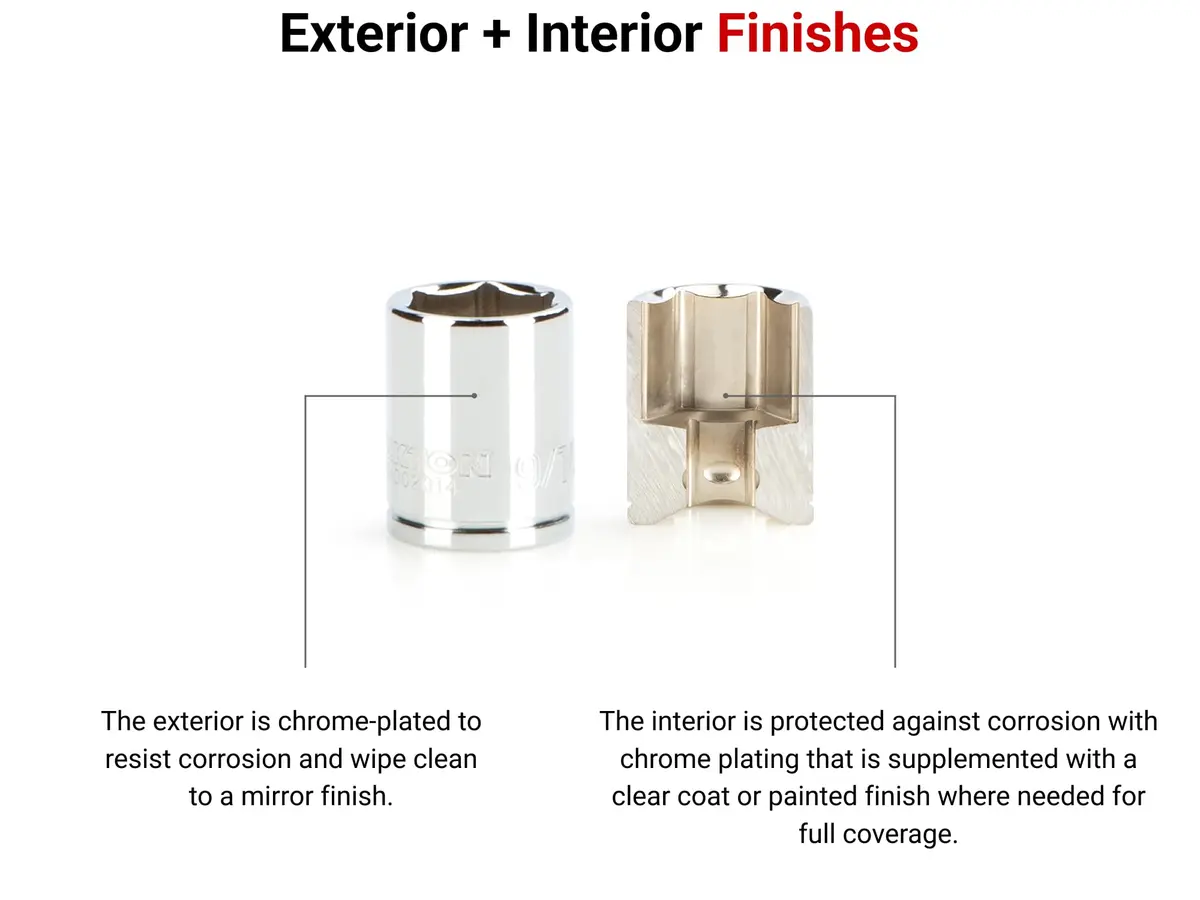 TEKTON 1/4 Inch Drive x 1/4 Inch 6-Point Socket | Chrome-Plated Alloy Steel, Shallow, Exact Fit - view 6