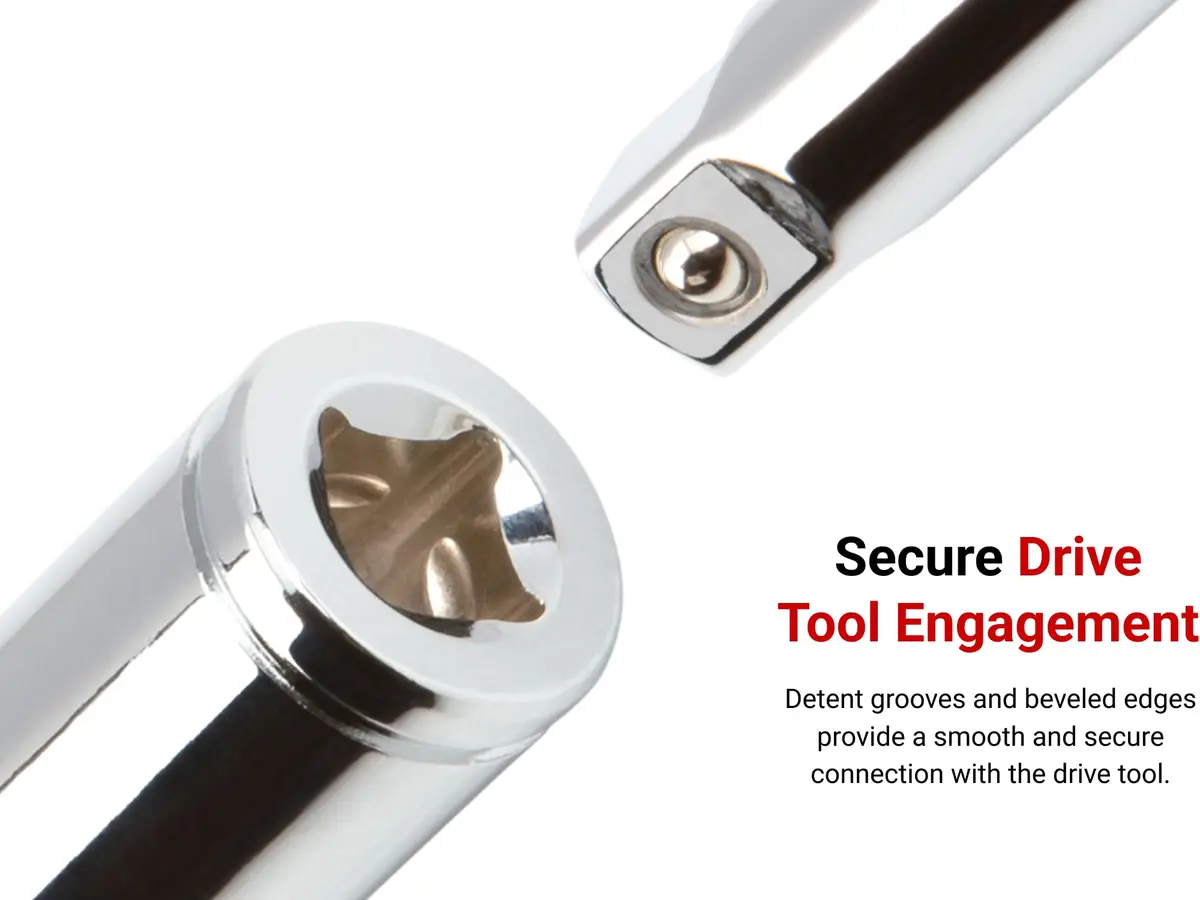TEKTON 1/4 Inch Drive x 1/4 Inch 6-Point Socket | Chrome-Plated Alloy Steel, Shallow, Exact Fit - view 4