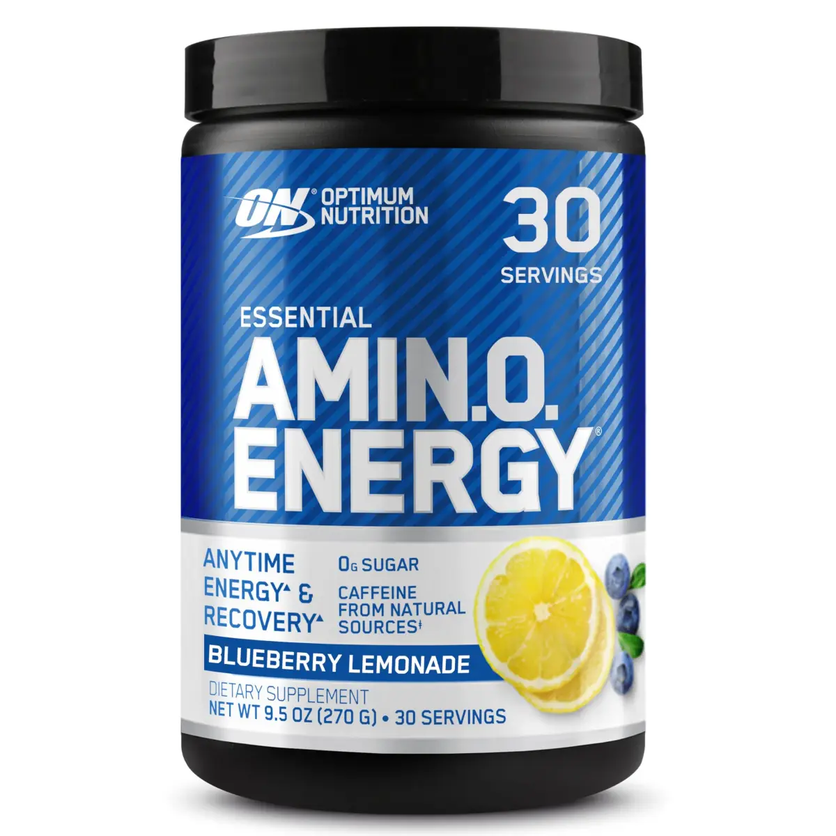 Optimum Nutrition Amino Energy Blueberry Lemonade 9.5oz | USA Imported Energy & Focus Supplement - main product image