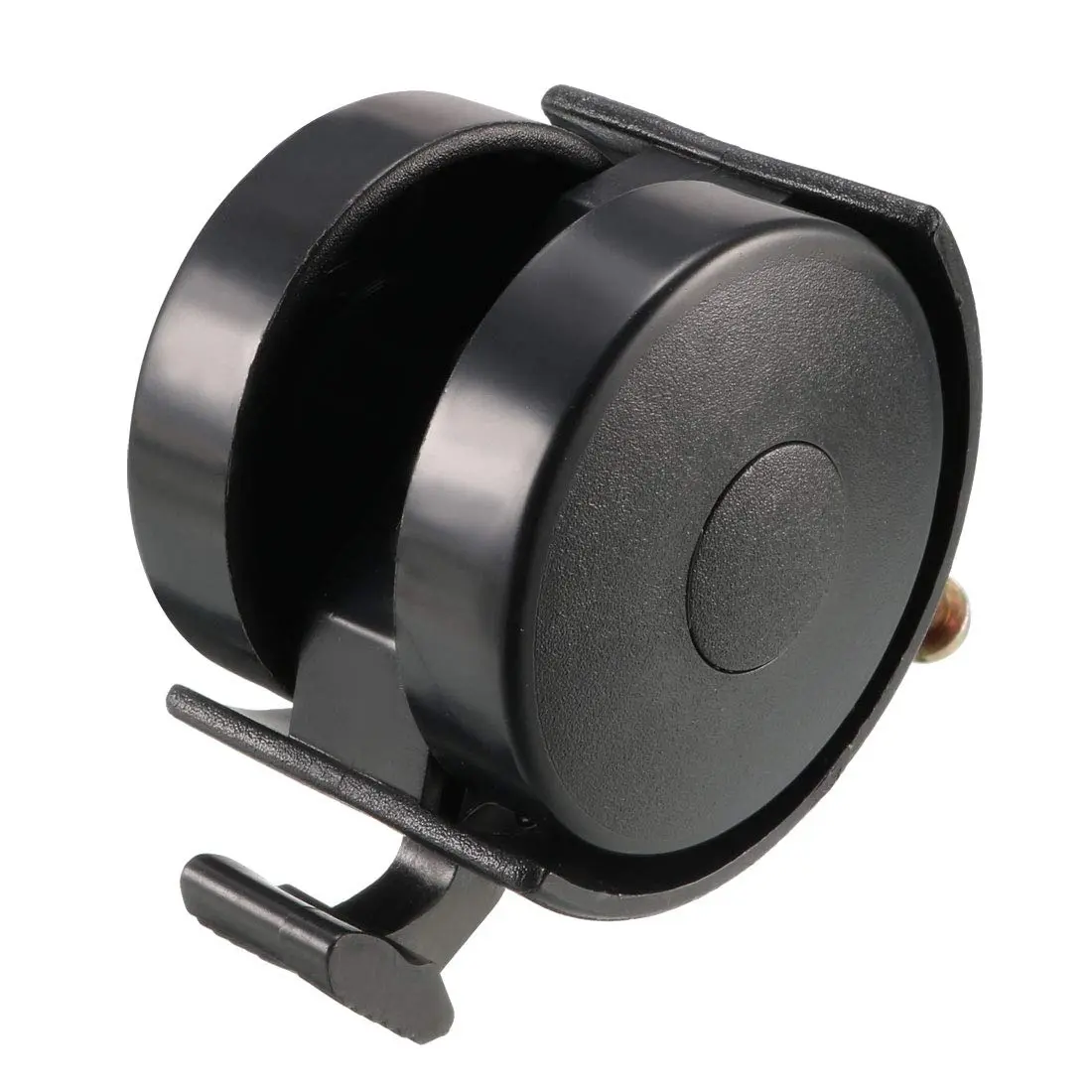 uxcell Swivel Caster Wheels with Brake & Socket 1.5 Inch (39mm) Plastic | Set of 4 - view 4