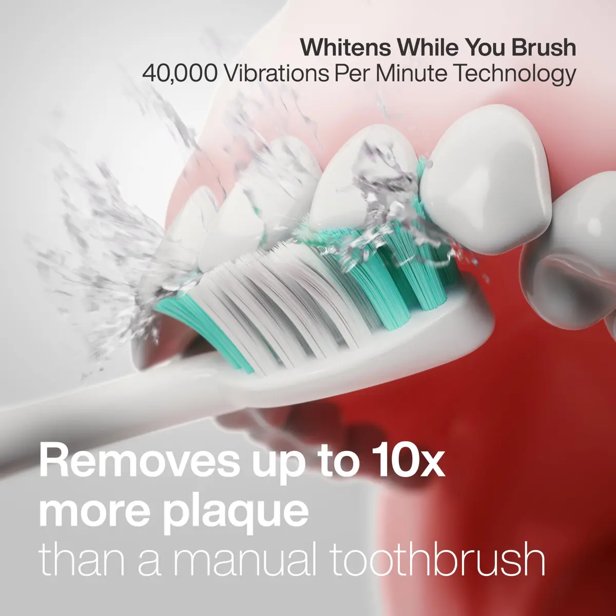 Aquasonic Vibe Series Ultra-Whitening Toothbrush – ADA Accepted Electric Toothbrush 1 Count (Pack of 1) | 40,000 VPM Motor & Wireless Charging - view 3