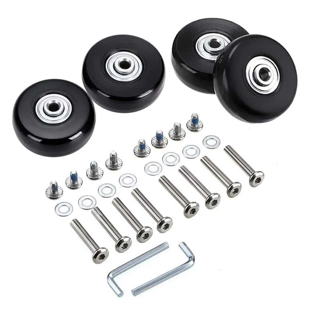OwnMy Luggage Replacement Wheels 45mm x 18mm | 4-Pack with 33mm & 36mm Axles - main product image