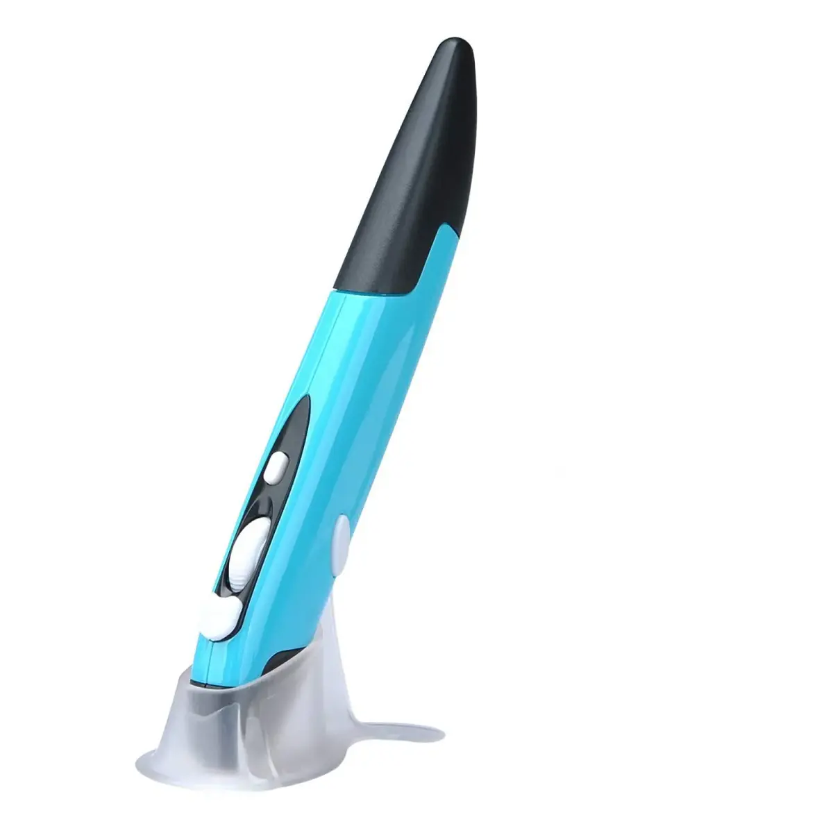 lychee Wireless Optical Pocket Pen Mouse Blue | 1600 DPI Adjustable, 2.4GHz USB Receiver, Ergonomic Design - main product image
