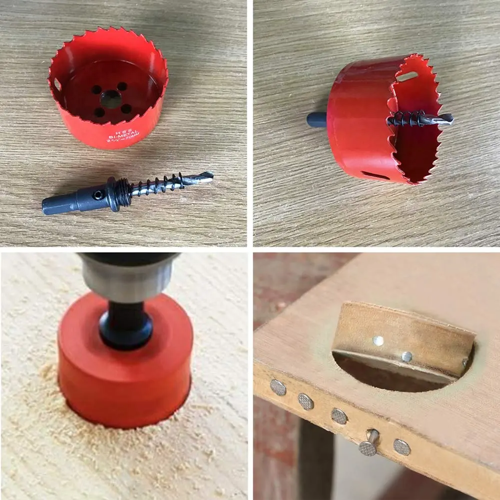 Laiwei Hole Saw Drill Bit 6-1/2" (165mm) | High-Speed Bi-Metal Cutter for Wood & PVC - view 5