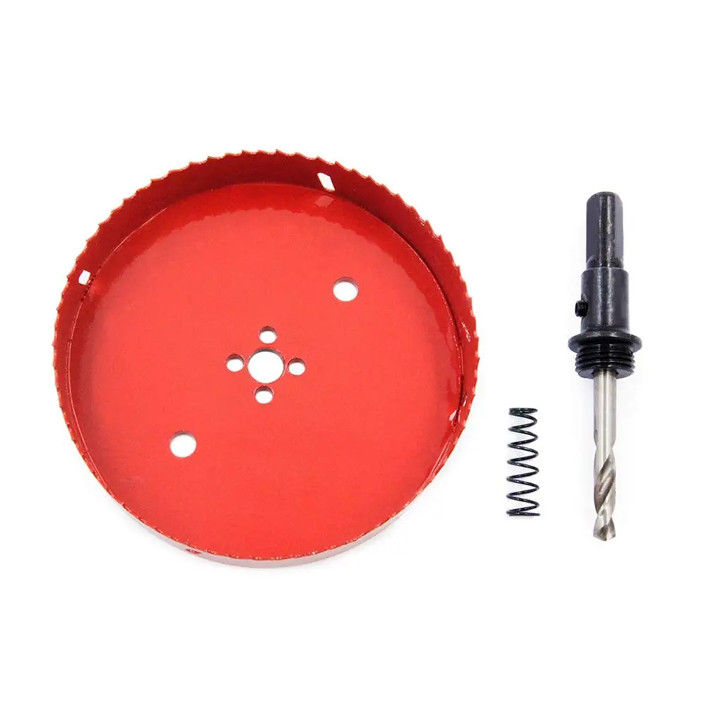 Laiwei Hole Saw Drill Bit 6-1/2" (165mm) | High-Speed Bi-Metal Cutter for Wood & PVC - view 2