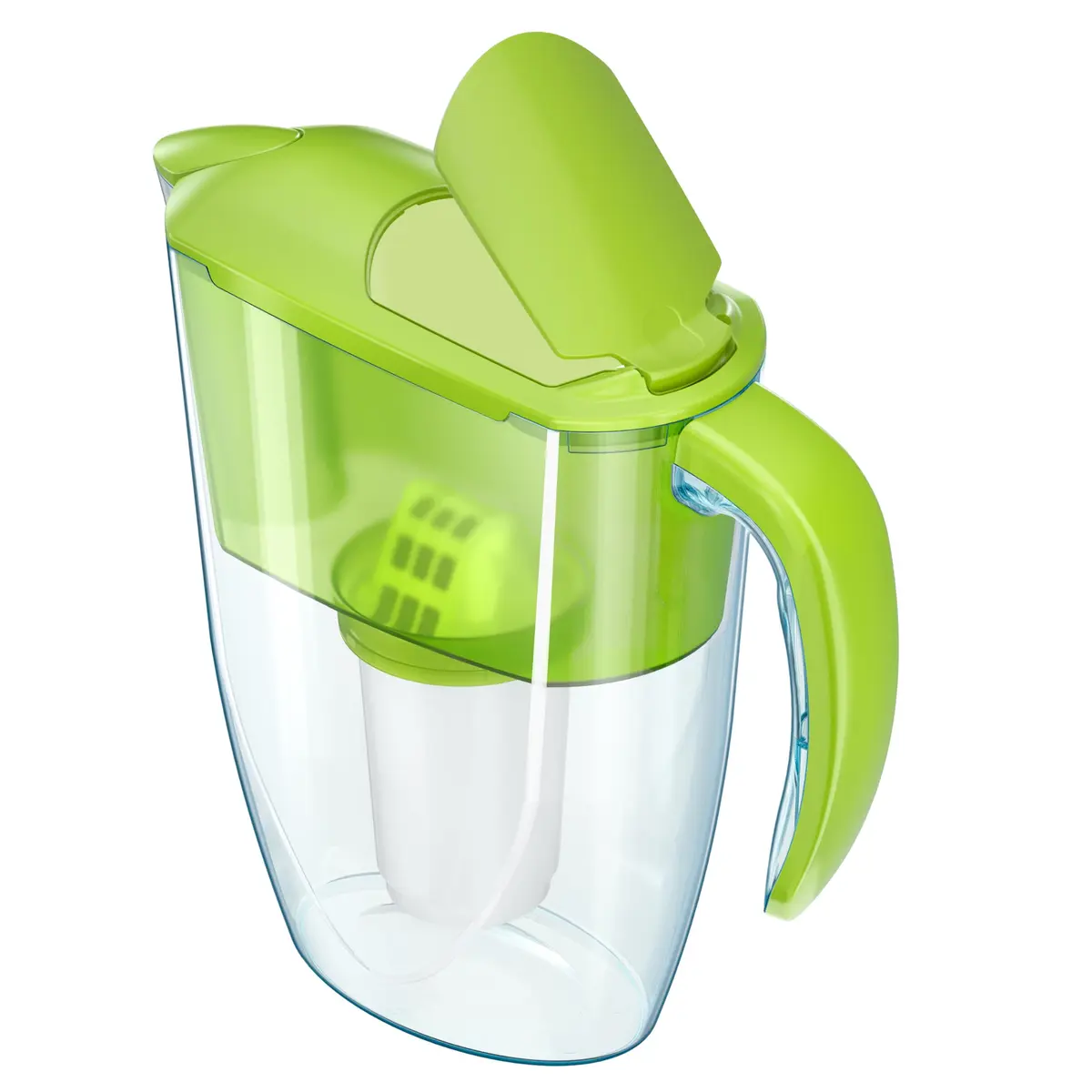 AQUAPHOR Smile Compact Fridge Water Filter Jug 2.9 L | Reduces Limescale & Heavy Metals - view 5