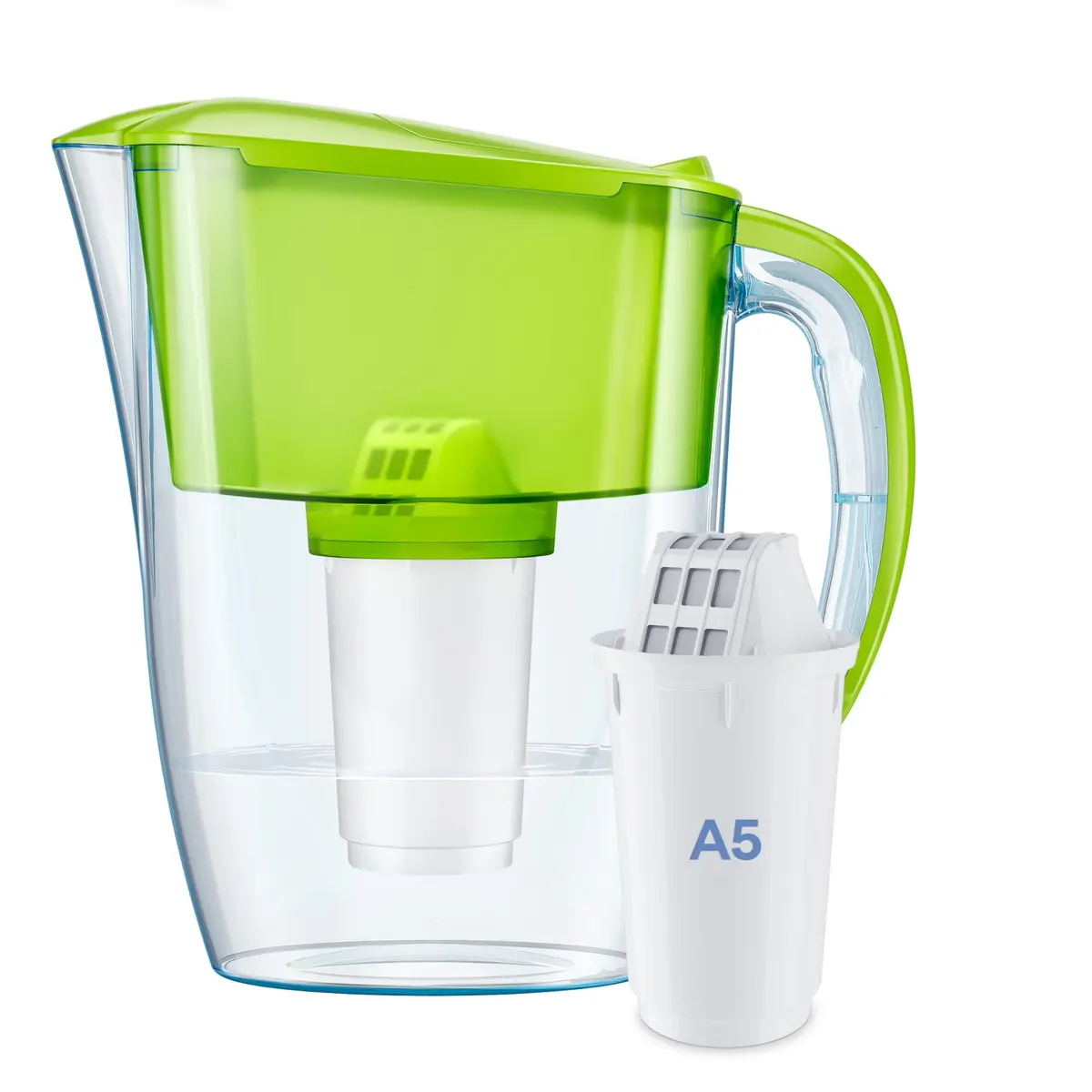 AQUAPHOR Smile Compact Fridge Water Filter Jug 2.9 L | Reduces Limescale & Heavy Metals - view 2
