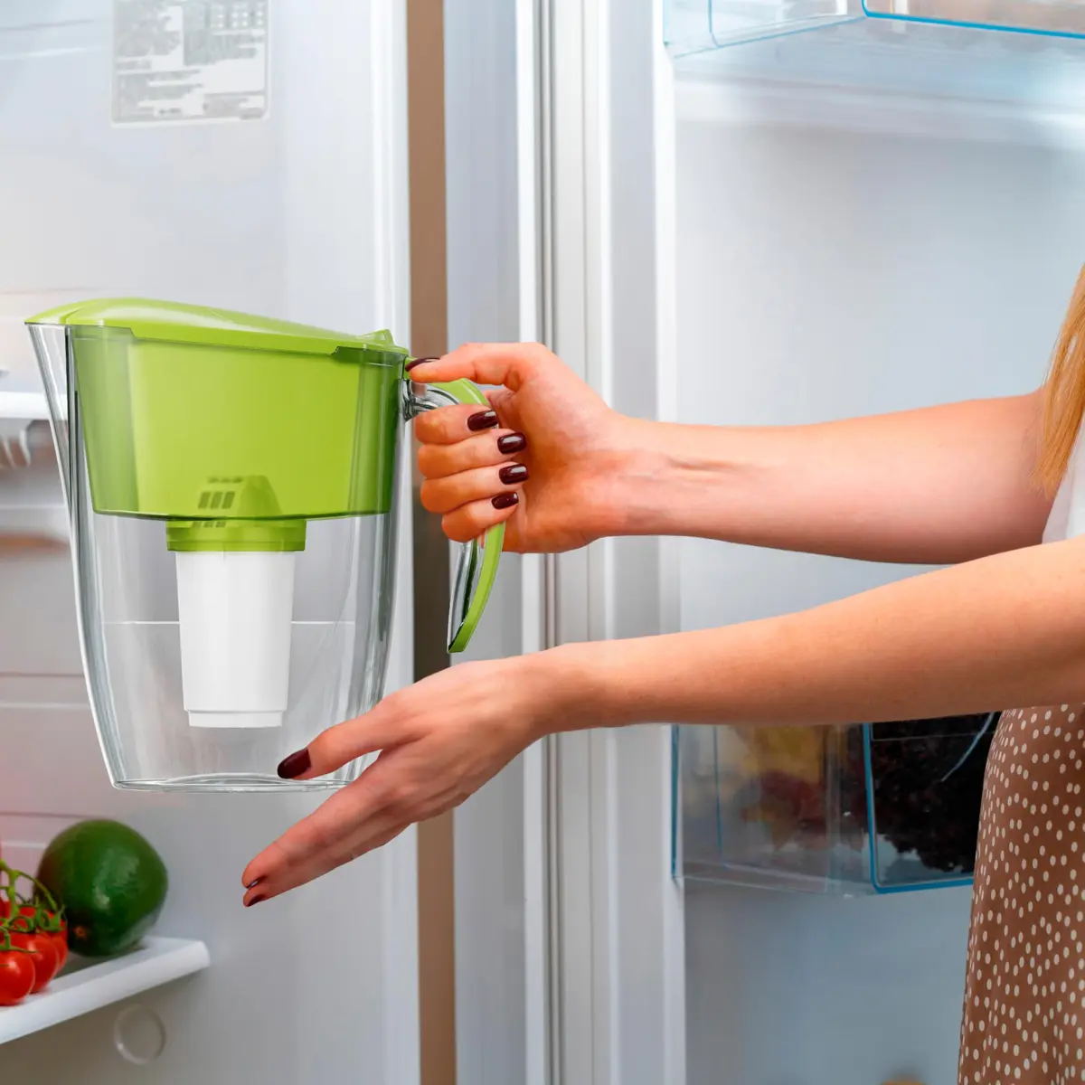 AQUAPHOR Smile Compact Fridge Water Filter Jug 2.9 L | Reduces Limescale & Heavy Metals - view 4