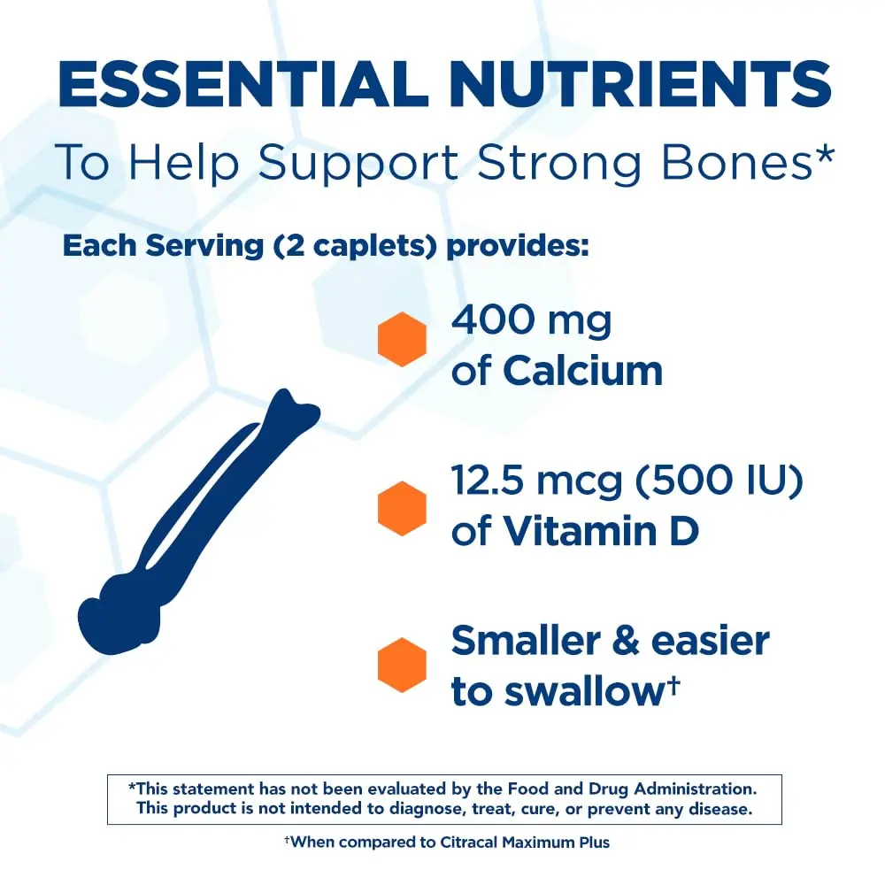 Citracal Petites- Calcium Citrate with Vitamin D3 375 Count | Bone Support for 12+ - view 2