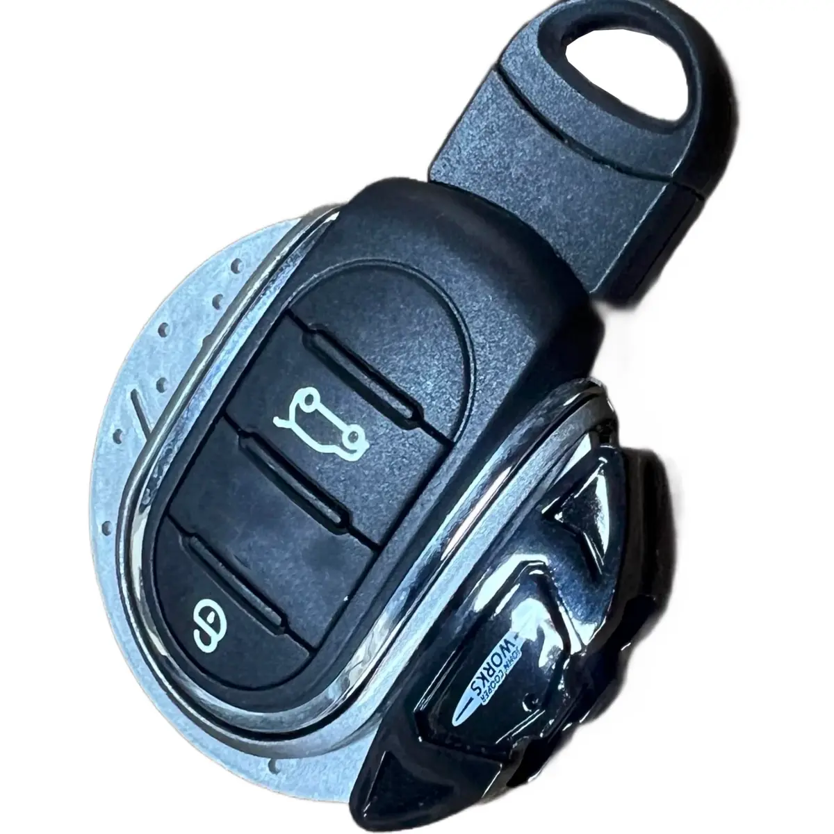 YaaGoo Black Keychain Key Cover Case for Mini Cooper F54-F60 | Genuine ABS Protection - main product image
